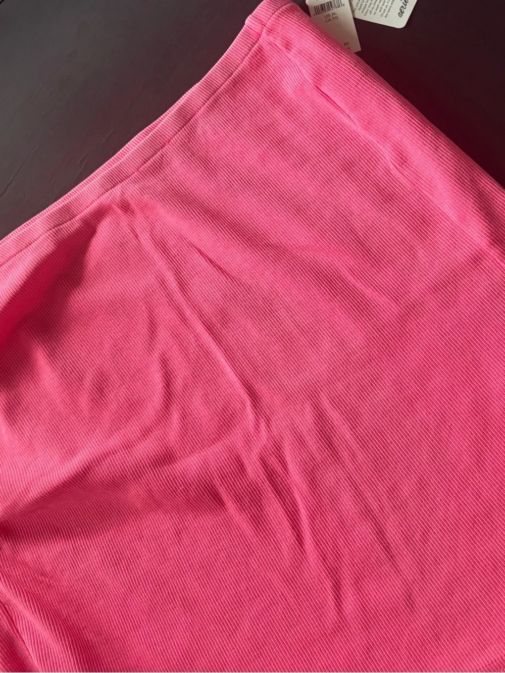 aerie Bright Pink Swim Skirt with Side Drawstring